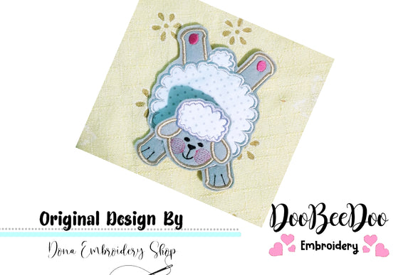 Sheep Coaster - ITH Project - Machine Embroidery Design