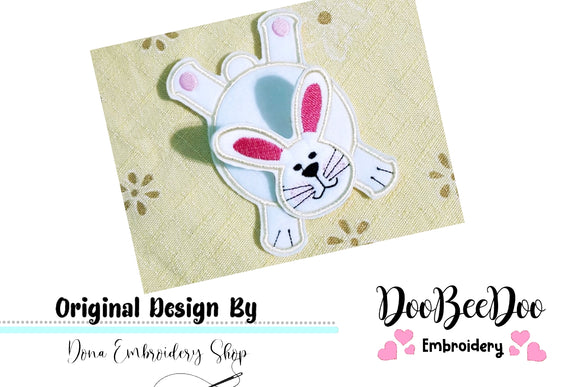 Bunny Coaster - ITH Project - Machine Embroidery Design