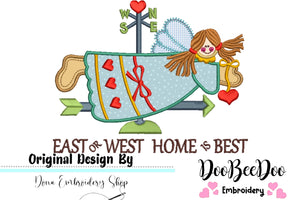 East or west Home is best - Applique
