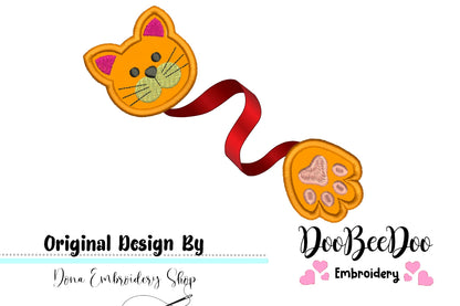 Cat Bookmarker - ITH Project - Machine Embroidery Design