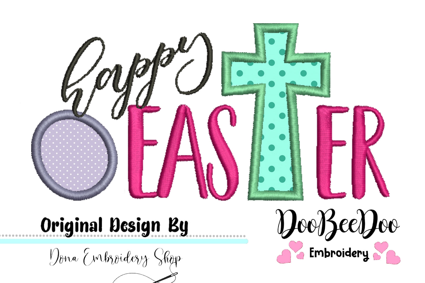 Happy Easter -  Applique