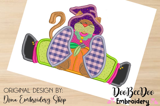 Halloween Cat - Applique