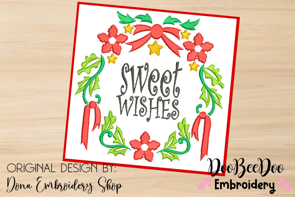 Sweet Wishes - Satin Stitch