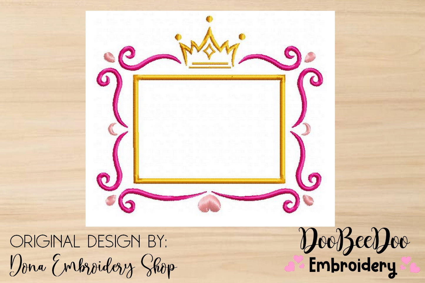 Princess Frame 1 - Satin Stitch