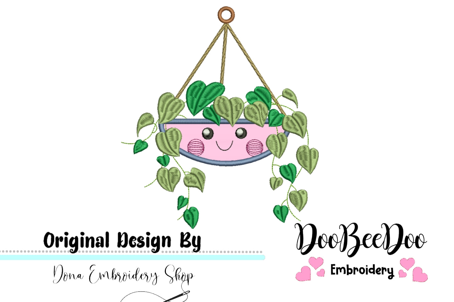 Cute Plant Smiling - Applique