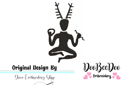 Cernunnos - Fill Stitch - Machine Embroidery Design