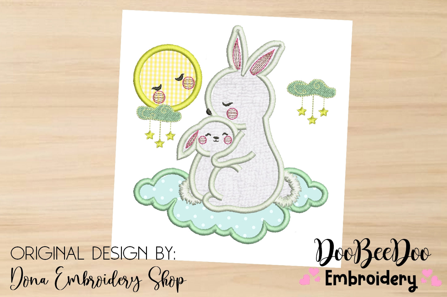 Sky Bunnies  - Applique