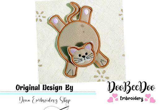 Cat Coaster - ITH Project - Machine Embroidery Design