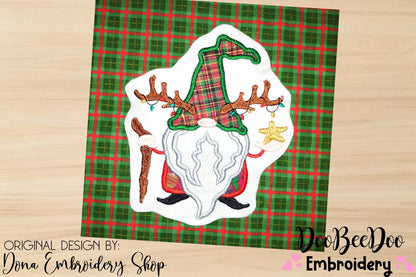Christmas Gnome  - Applique
