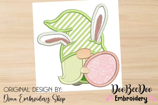 Easter Bunny Gnome - Applique