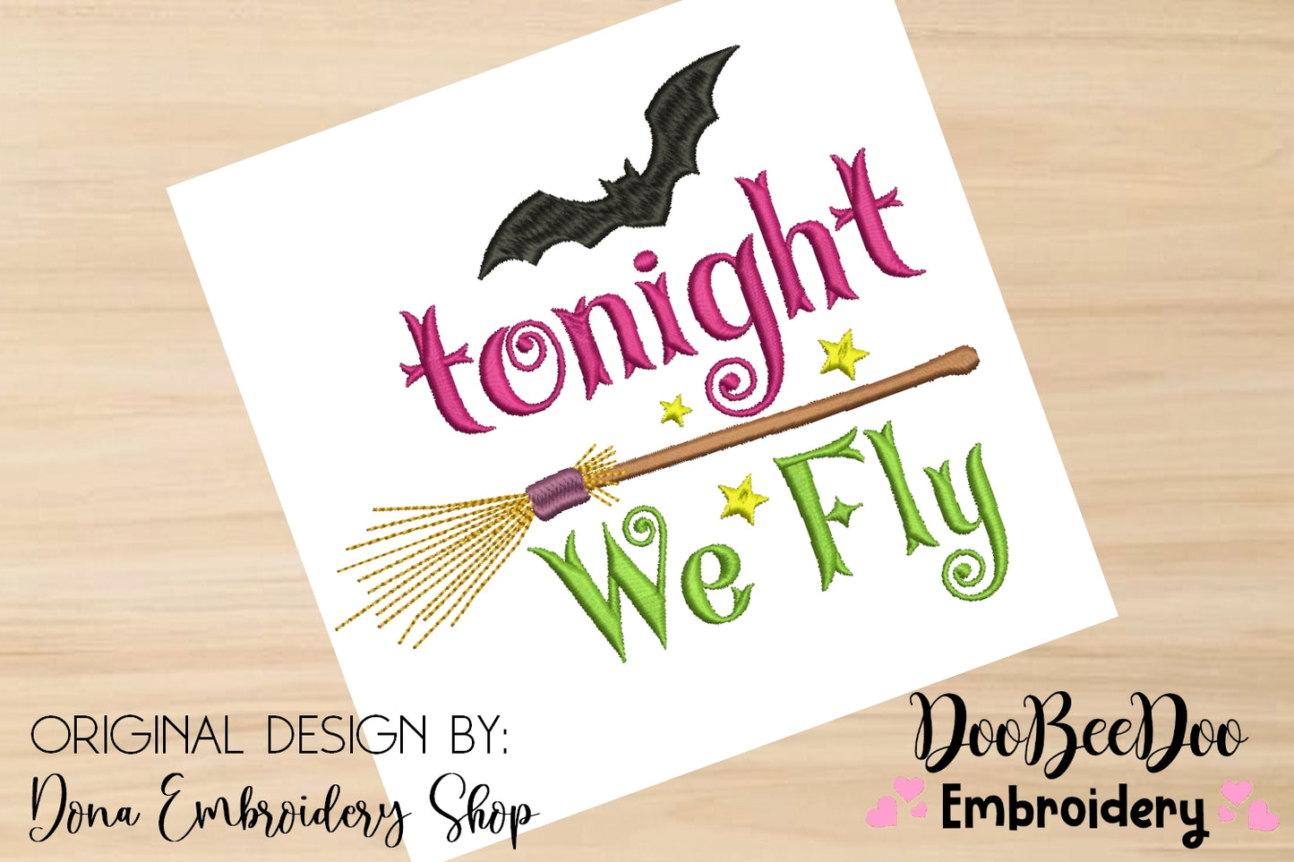 Tonight We Fly - Satin Stitch