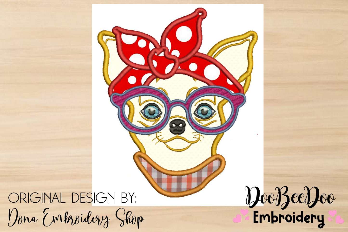 Chihuahua Girl - Applique