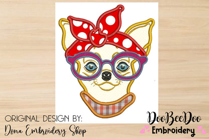 Chihuahua Girl - Applique