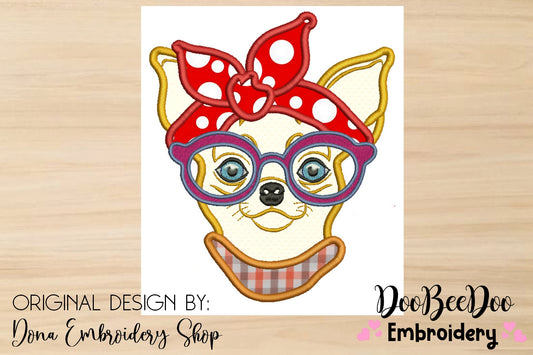 Chihuahua Girl - Applique