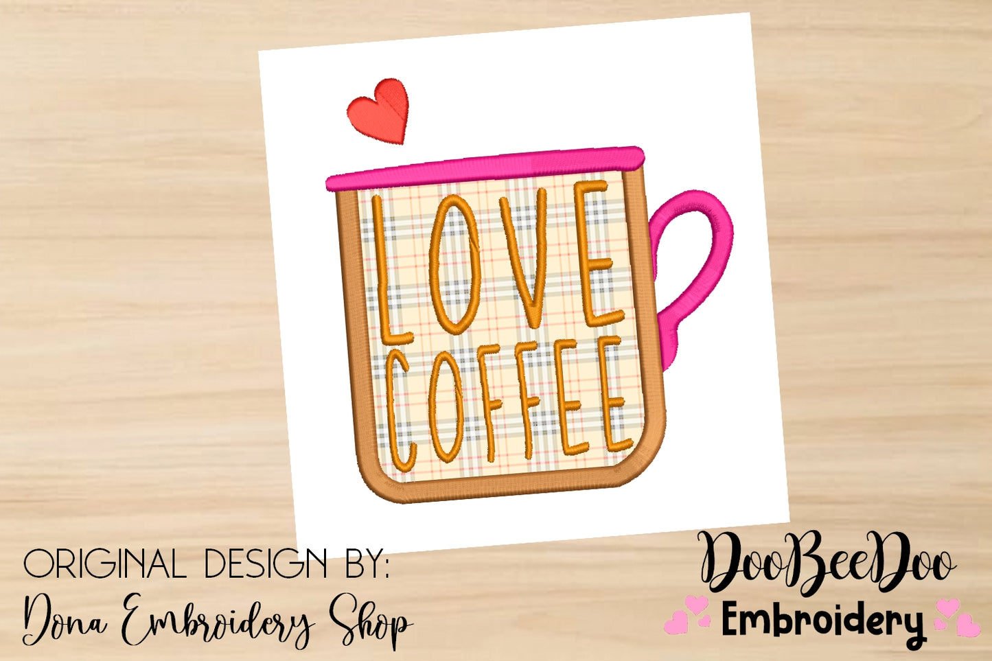Love Coffee - Applique