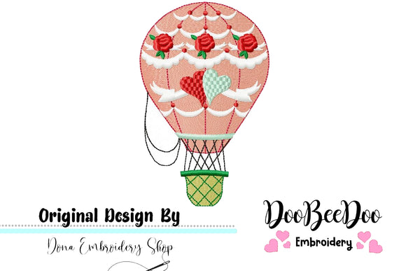 Balloon - Machine Embroidery Design