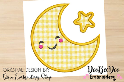 Happy Moon - Applique