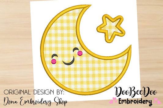 Happy Moon - Applique