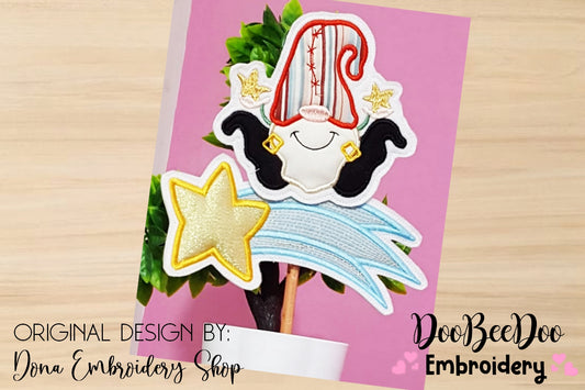 Christmas Gnome - ITH Project - Machine Embroidery Design