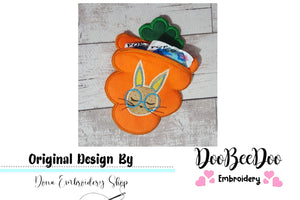 Carrot Candy Bag - ITH Project - Machine Embroidery Design