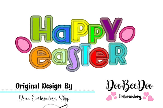 Happy Easter -  Applique
