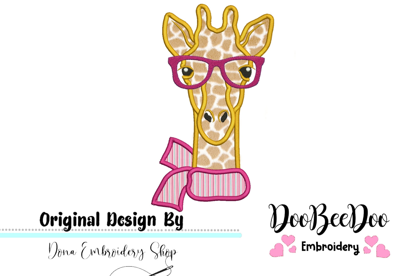 Lady Giraffe - Applique