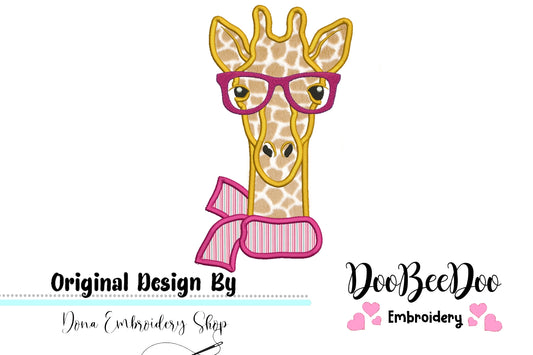 Lady Giraffe - Applique