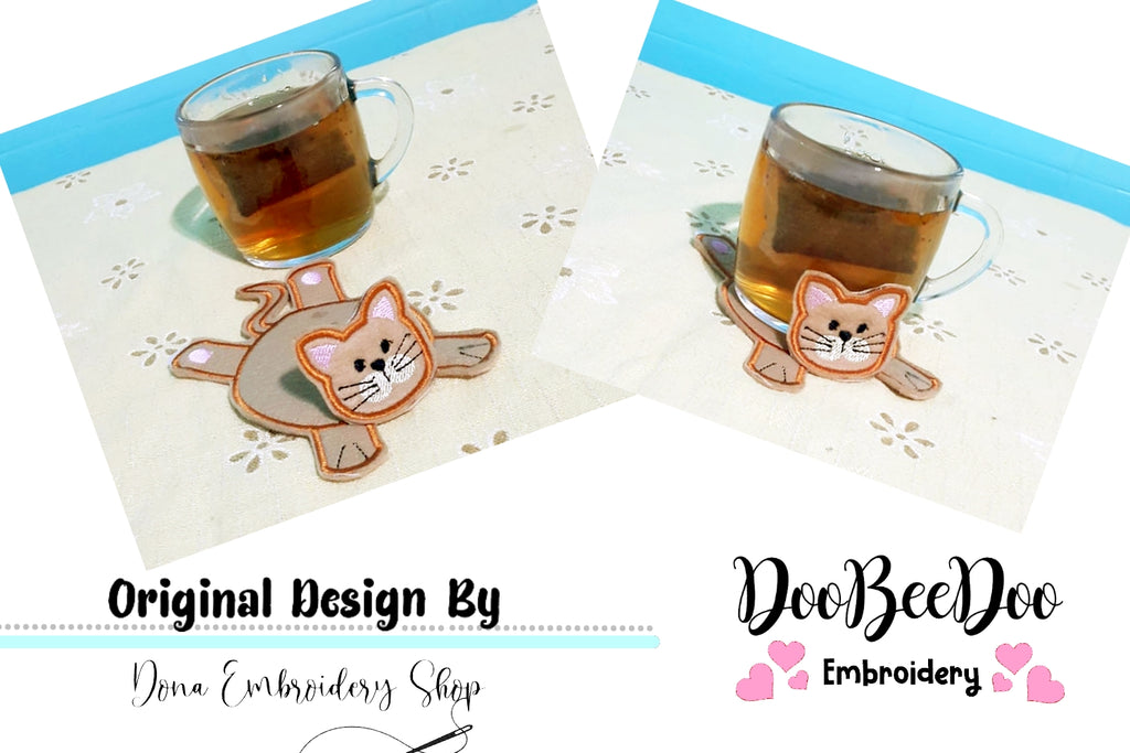 Animal Coasters Pack with 6 designs (ITH) - Applique
