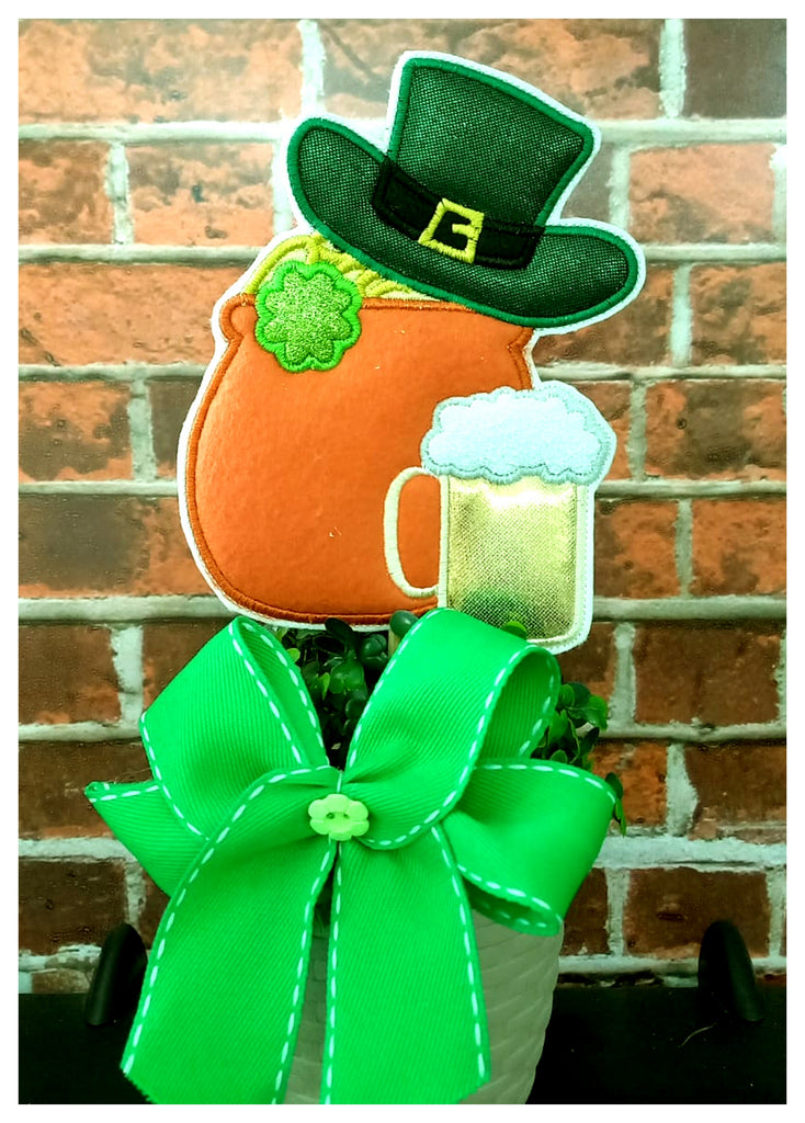 Saint Patrick´s Day Ornament - ITH Project - Machine Embroidery Design