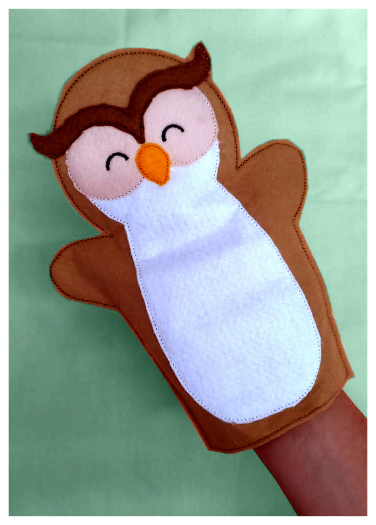 Owl Puppet - ITH Project - Machine Embroidery Design