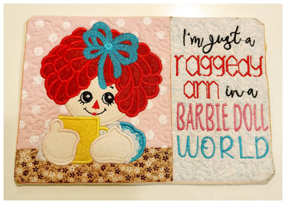 Raggedy Doll Kitchen Set - ITH Project - Machine Embroidery Design