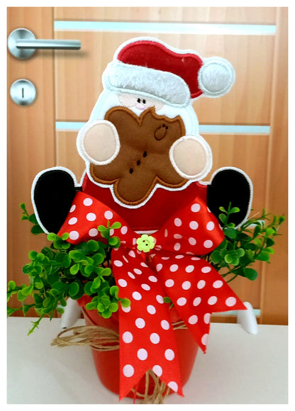 Santa Claus and Gingerbread - ITH Project - Machine Embroidery Design