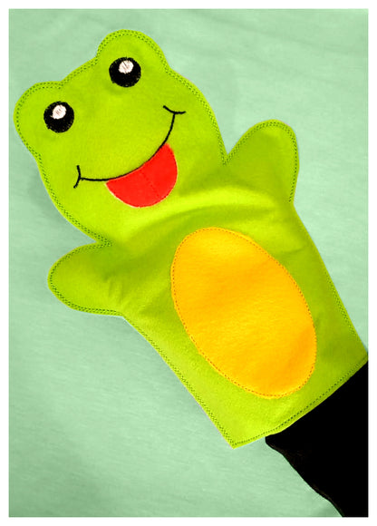 Frog Puppet - ITH Project - Machine Embroidery Design