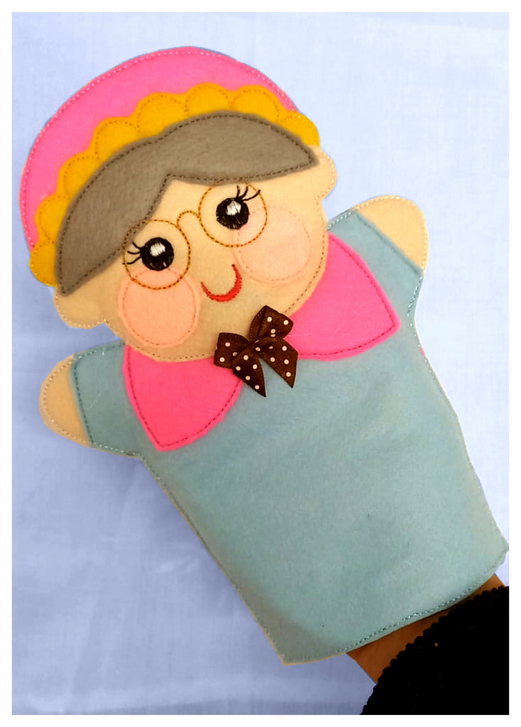 Grandma Puppet - ITH Project - Machine Embroidery Design