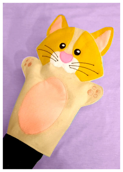 Cat Puppet - ITH Project - Machine Embroidery Design
