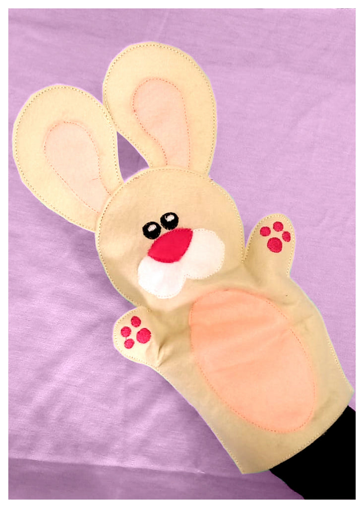 Bunny Puppet - ITH Project - Machine Embroidery Design