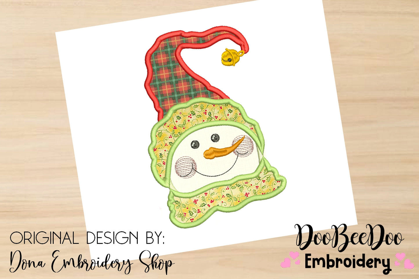Cute Snowman - Applique