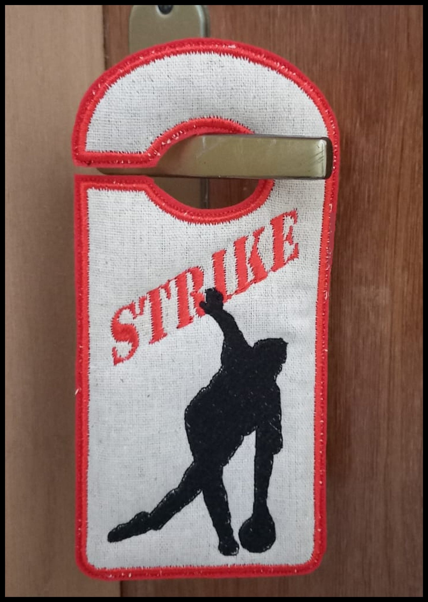 Strike Door Hanger - ITH Project - Machine Embroidery Design