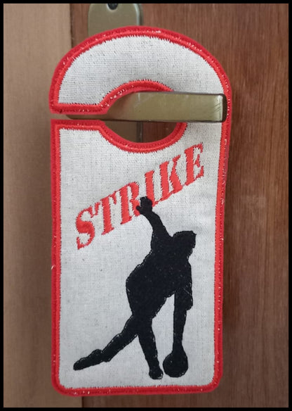Strike Door Hanger - ITH Project - Machine Embroidery Design