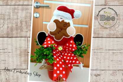 Santa Claus and Gingerbread - ITH Project - Machine Embroidery Design