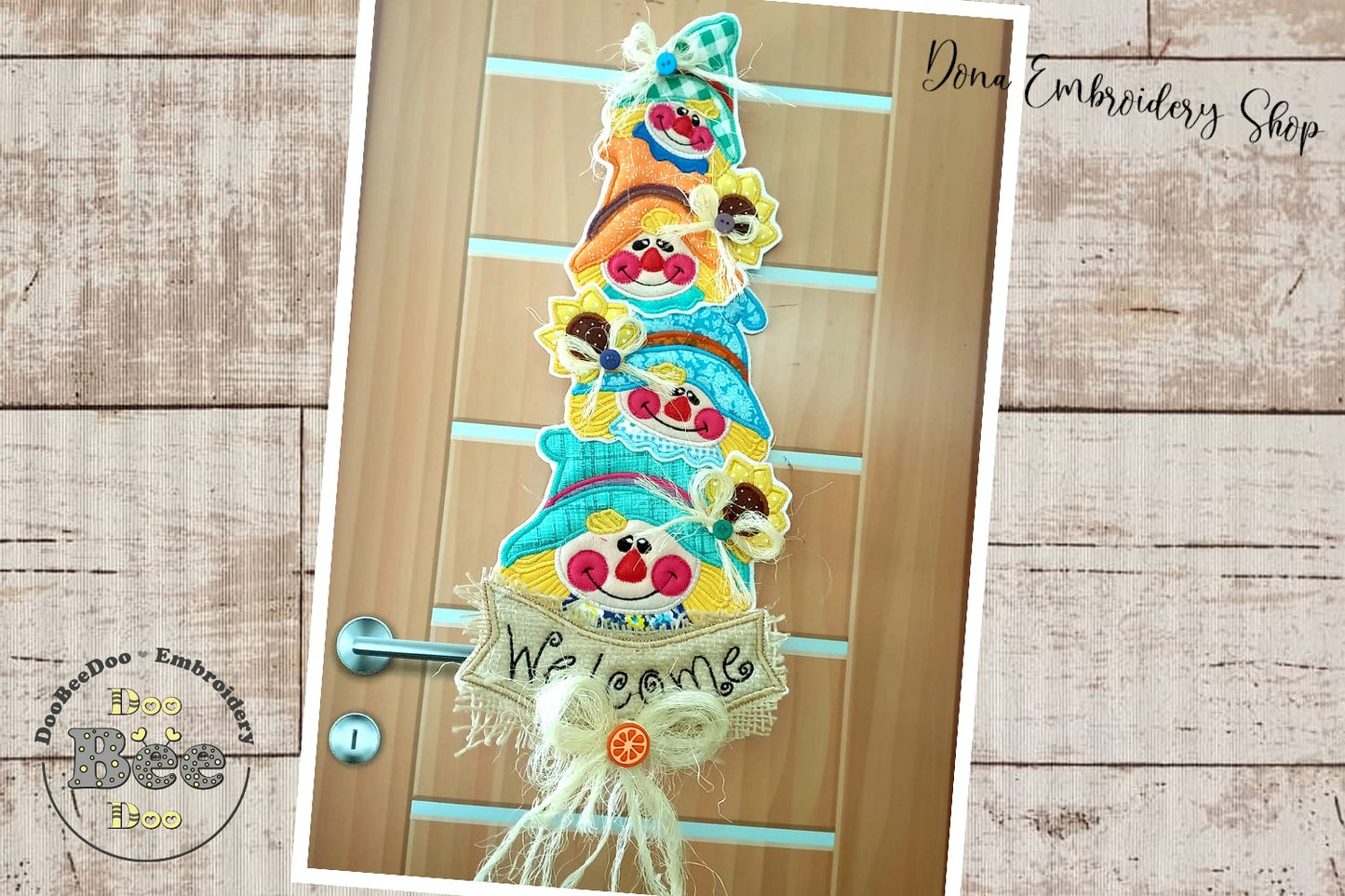 Scarecrow Tower - ITH Project - Machine Embroidery Design