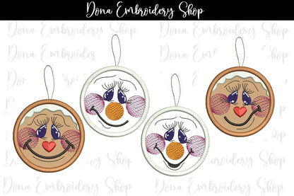 Christmas Ornaments Pack with 28 designs - ITH Project - Machine Embroidery Design