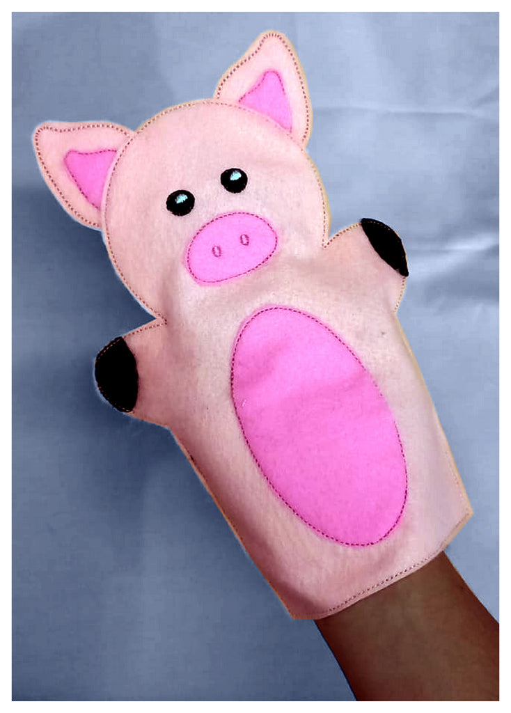 Pig Puppet - ITH Project - Machine Embroidery Design