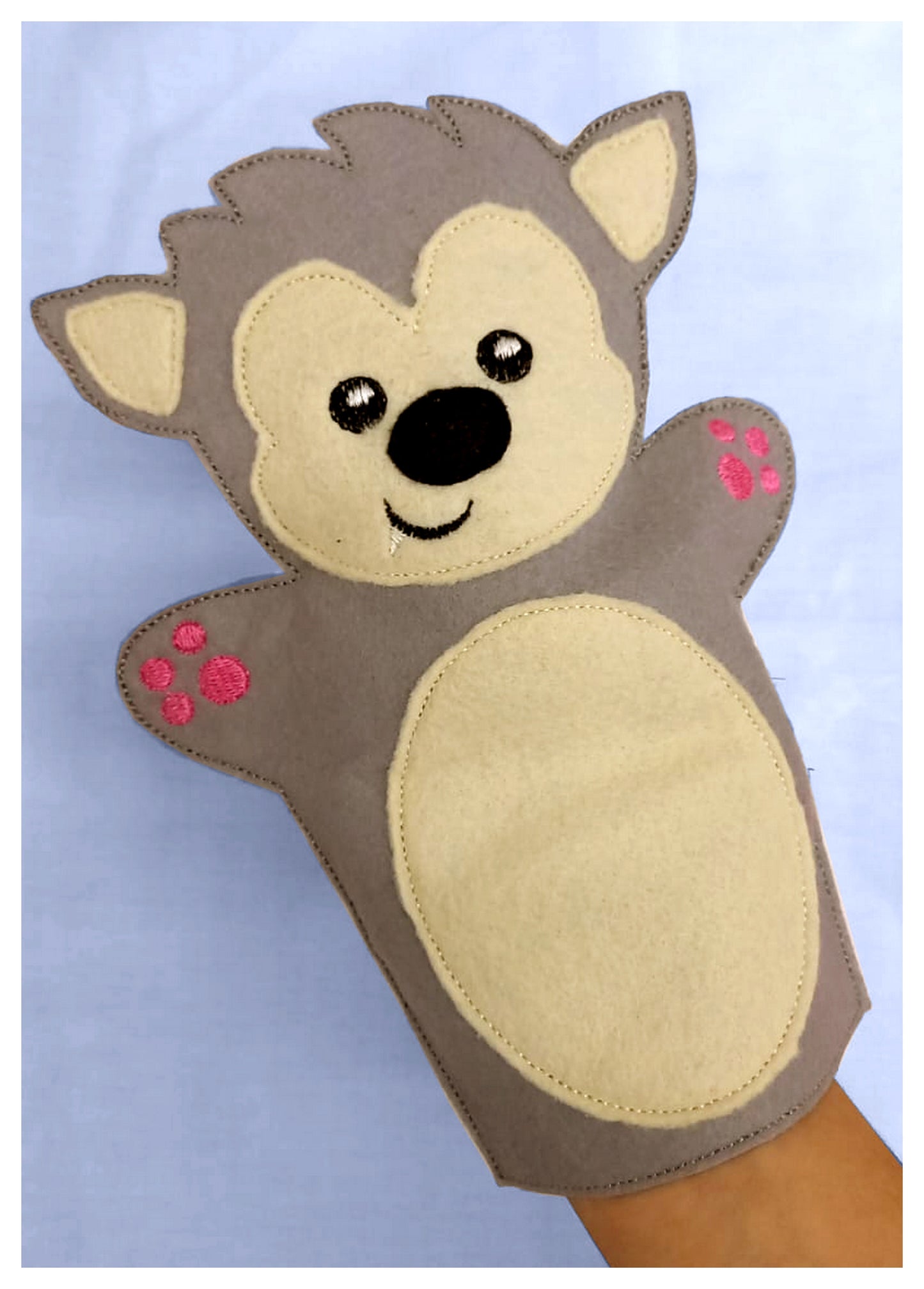 Wolf Puppet - ITH Project - Machine Embroidery Design