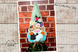 Spring Garden Gnome - ITH Project - Machine Embroidery Design