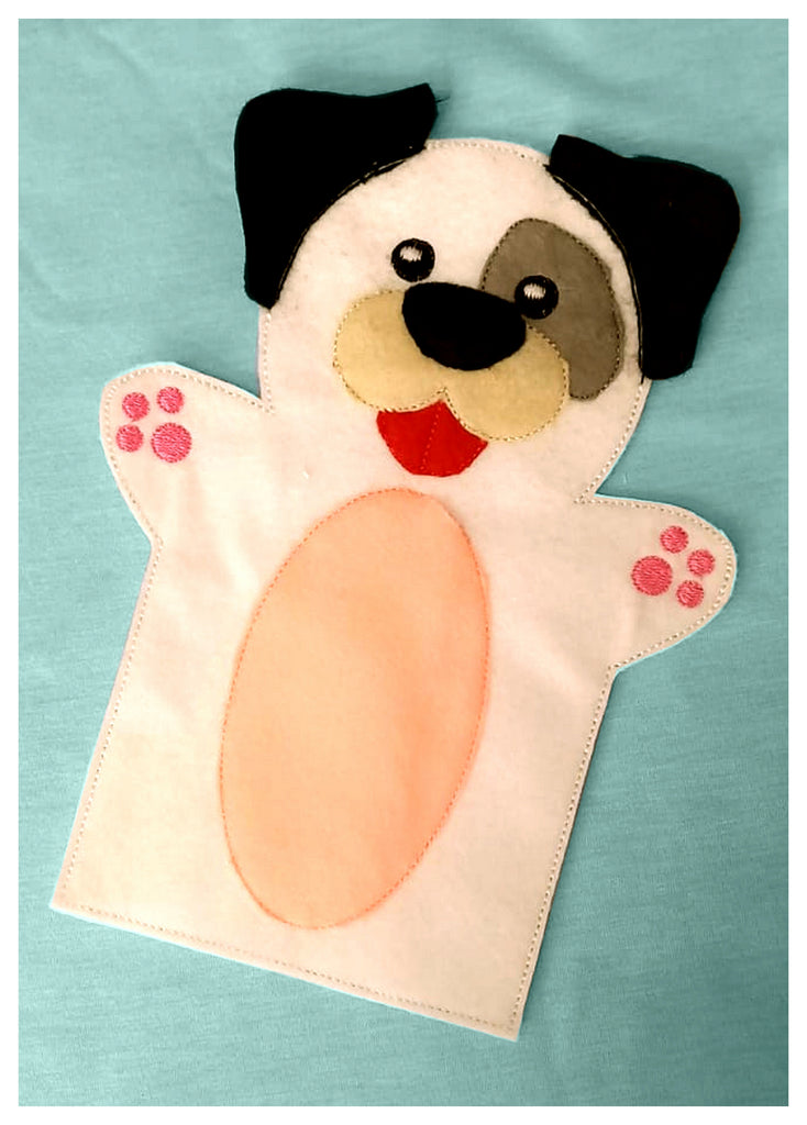 Dog Puppet - ITH Project - Machine Embroidery Design