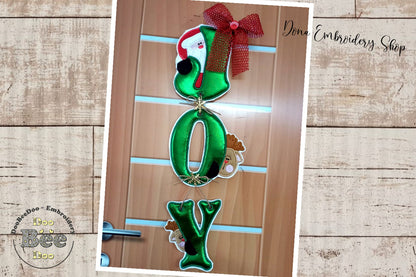 Joy Ornament - ITH Project - Machine Embroidery Design