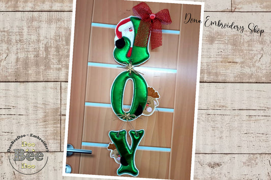 Joy Ornament - ITH Project - Machine Embroidery Design