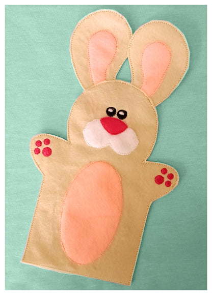 Bunny Puppet - ITH Project - Machine Embroidery Design