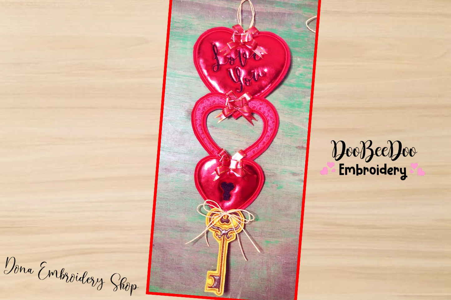 Love You - ITH Project - Machine Embroidery Design